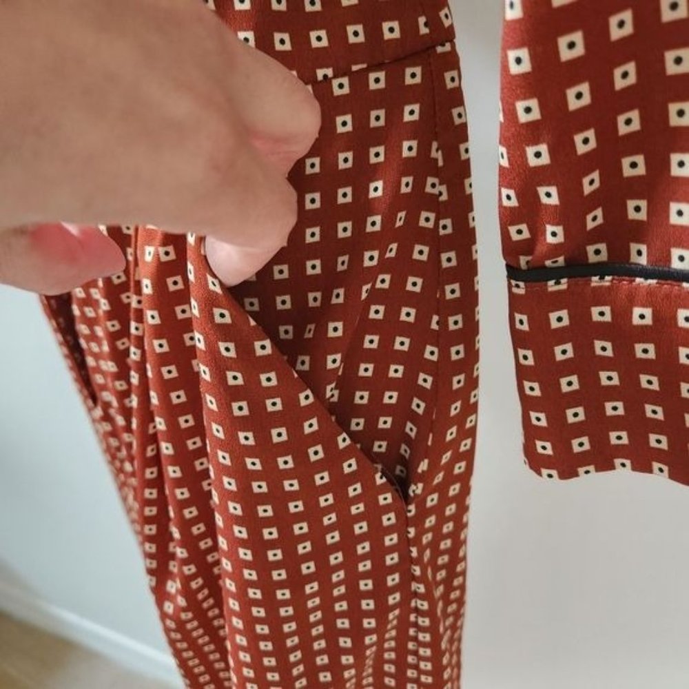 RARE Zara Double Breasted Plaid Jumpsuit - Picture 5 of 16